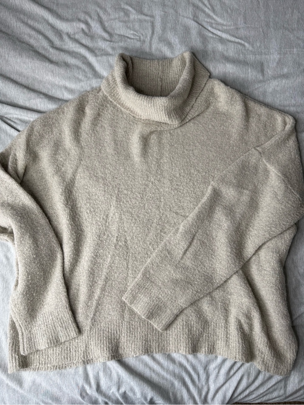 Daytrip Cream Turtleneck Sweater